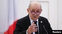 French Foreign Minister Jean-Yves Le Drian