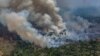 Архивска фотографија - чад од шумски пожари во Бразил, во сливот на Амазон. 24.08.2019. 