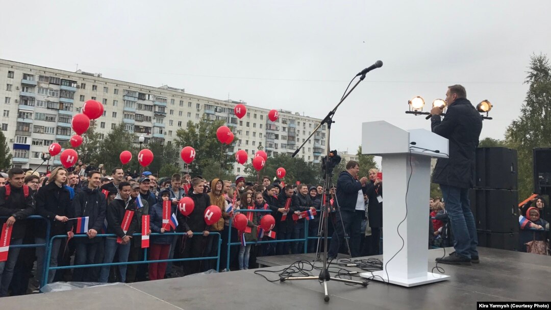 Встреча Алексея Навального с жителями Оренбурга