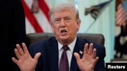 Președintele SUA, Donald Trump, în Biroul Oval al Casei Albe, la 31 martie 2026.