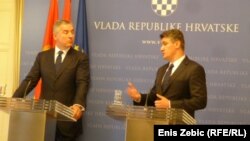 Milo Đukanović i Zoran Milanović, Zagreb, 2. lipnja 2014.