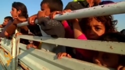 Aid Groups Say Thousands Fleeing Violence In Northern Iraq