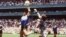 Maradona's "Hand of God" goal against England at the 1986 World Cup in Mexico is one of the most famous goals in soccer history.