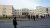 The courthouse in Baku, Azerbaijan, where the separatist leaders are going on trial.