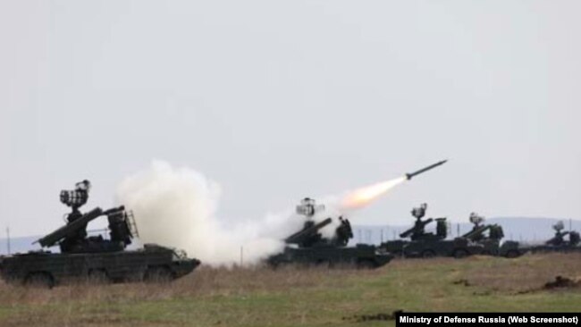 Российские стрельбы на полигоне «Опук» в Крыму