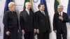 Lithuania -- President Dalia Grybauskaite (L-R), European Council President Herman van Rompuy and European Commission President Jose Manuel Barroso welcomes Armenian President Serzh Sarkisian during EU Eastern Partnership summit in Vilnius, November 29, 2