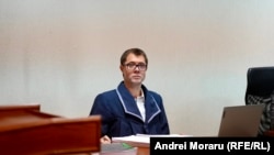 Procurorul Vitalie Codreanu la ședința de judecată din 6 ianuarie.