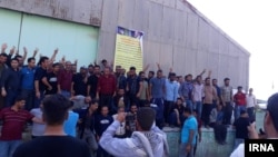 Haft Tappeh Sugar Mill workers have been on strikes and protesting for almost two years for delayed wages and other grievances. November 15, 2019