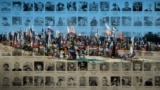 Фотоколлаж с использованием фотографий кладбища «Кальфа» в аннексированном Севастополе и базы данных «Груз 200», созданной редакцией Крым.Реалии