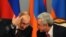 Владимир Путин и Серж Саргсян в резиденции президента Армении, Ереван, 2 декабря 2013 г. 