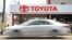 The fact that Toyota has apologized for selling just car to an Iranian embassy seems to indicate that it is wary of doing business with Tehran despite the easing of international sanctions in recent years. (file photo)