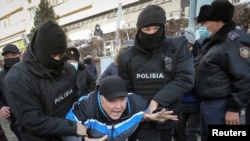 Задержания в день митингов в городах Казахстана, к которым призвало также движение «Демократический выбор Казахстана». 28 февраля 2021 года.