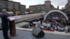 Armenia - President Serzh Sarkisian addresses an election campaign rally in Yerevan's Shengavit district, 19Apr2012.