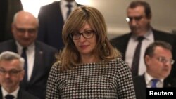 Бугарска министерка за надворешни работи  Екатерина Захариева.