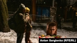 Акция памяти Алексея Навального в Праге