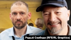 Сяргей Ціханоўскі (зьлева), Вадзім, Пракоп'еў, ілюстрацыйны каляж