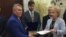 Ministrul Transporturilor, Lucian Bode și fostul director al Metrorex, Mariana Miclăuș