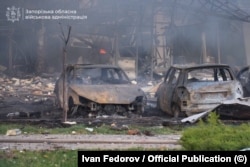 Запоріжжя, центр міста. Після російського авіаудару. 5 травня 2026 року