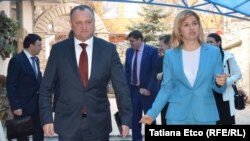 Irina Vlah cu Igor Dodon la o întîlnire la Comrat