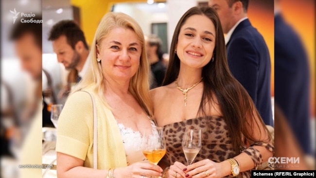 Дружина та донька Віталія Борта