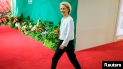 Ursula von der Leyen duminică, în ziua a doua a summitullui G20 de la Johannesburg.