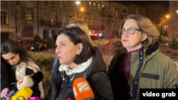 ქალი პოლიტიკოსების, თამარ კორძაიას, სალომე სამადაშვილისა და თეონა აქუბარდიას ბრიფინგი მთავრობის ადმინისტრაციასთან. 23 იანვარი, 2025 წელი