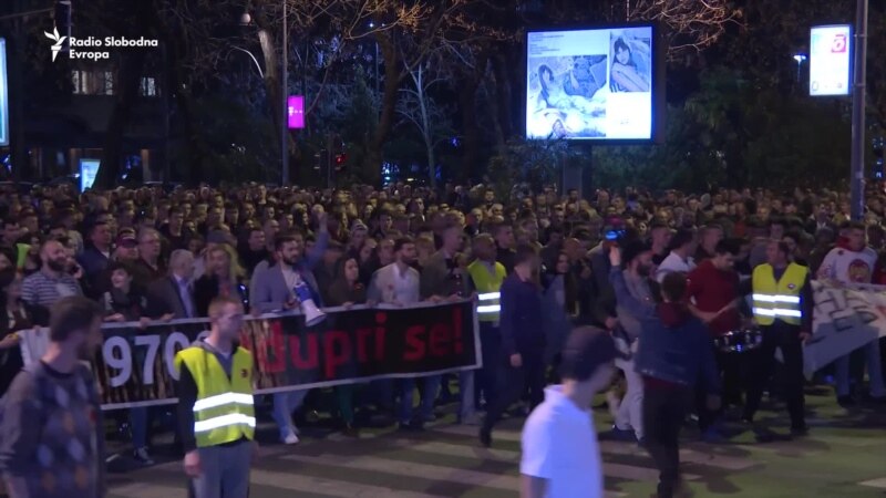 Šesti građanski protest u Podgorici