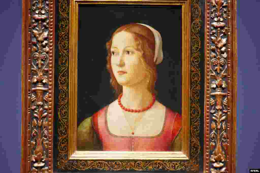 Domenico Ghirlandaio, Portretul unei tinere (c. 1490).