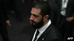 احمد الشرع د برازیل په بېلېم کې د اقلیمي بدلون په اړه د غونډې په تالار کې - د نومبر شپږمې انځور.