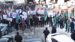 Müsavat partiyasının qarşısında etiraz aksiyası keçirilib