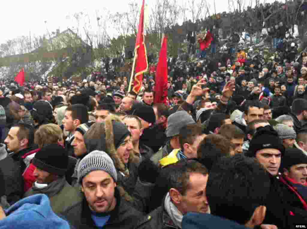 Protest pristalica Samoopredeljenja, 22. januar 2012.