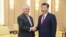 Rex Tillerson și Xi Jinping, Beijing, 30 septembrie 2017.