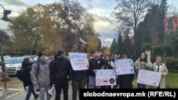 Студентите се приклучија на протестот против нередовниот градски превоз во Скопје.