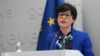 EU Enlargement Commissioner Marta Kos canceled planned visit to Serbia. (file photo)