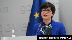 EU Enlargement Commissioner Marta Kos canceled planned visit to Serbia. (file photo)