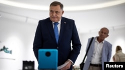 Milorad Dodik glasa u Banjoj Luci, 4. 10. 2026.
