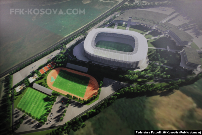 Plani i vitit 2019 për Stadiumin Kombëtar, projekt që nuk u realizua.