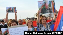 Protest la Sarajevo în sprijinul lui Ratko Mladic