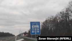 NIS benzinska stanica na autoputu u Srbiji, 22. decembar 2025.