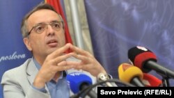 Montenegro -- Goran Danilovic, Montenegrin politician and minister of interior affairs, Podgorica 25Aug2016
