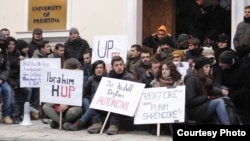 Jedan od protesta studenata u Prištini