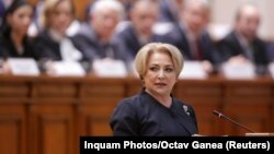 Viorica Dancilă în Parlament