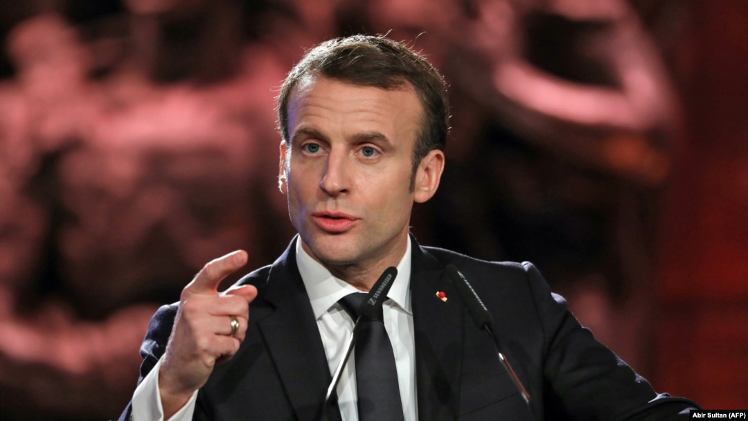Прэзыдэнт Францыі Эманюэль Макрон