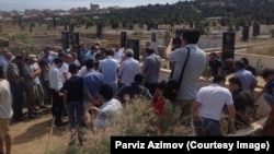 Похороны журналиста Расима Алиева