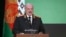 Belarusian leader Alyaksandr Lukashenka speaks in Minsk on February 20.