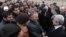 Armenia - President Serzh Sarkisian (R) talks to people in Armavir province, 13Jan2012.