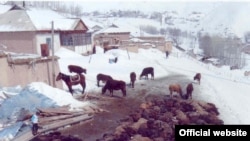 Кара-Кульжинский район Ошской области. Фото предоставлено пресс-службой МЧС КР. 