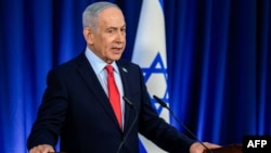 Прем’єр-міністр Ізраїлю Беньямін Нетаньягу дає пресконференцію в Єрусалимі 19 березня