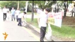 Кореядагы кыргыздардын акциясы 