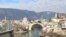The Old Bridge that connects Mostar's chiefly Croat and Bosniak parts of the city.